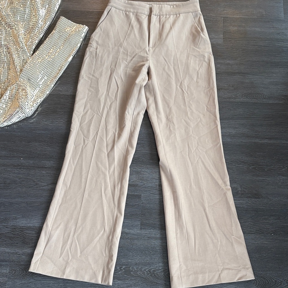 Because of Alice brown tan trouser Women's Pants medium